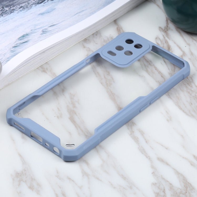 For OPPO A54 4G Acrylic + Color TPU Shockproof Case