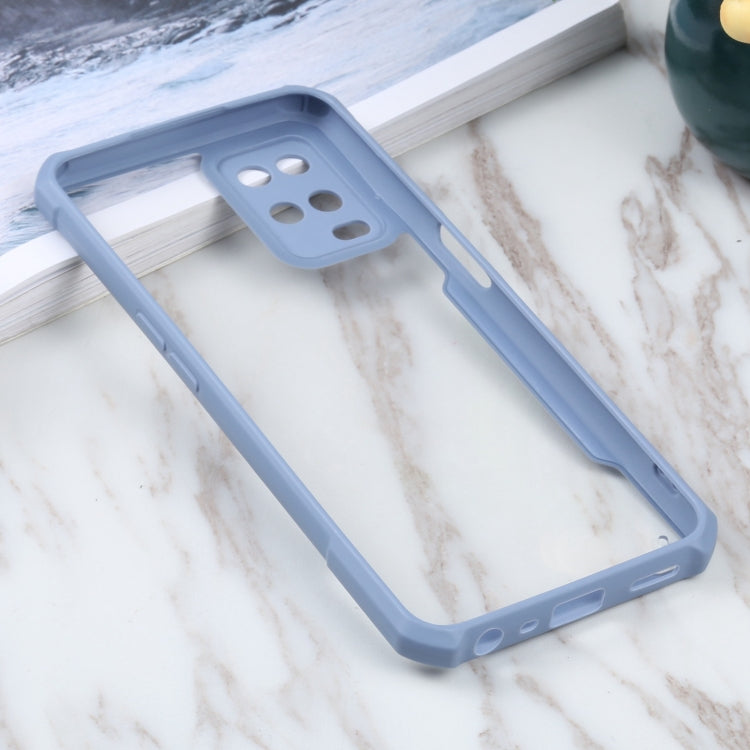 For OPPO A54 4G Acrylic + Color TPU Shockproof Case