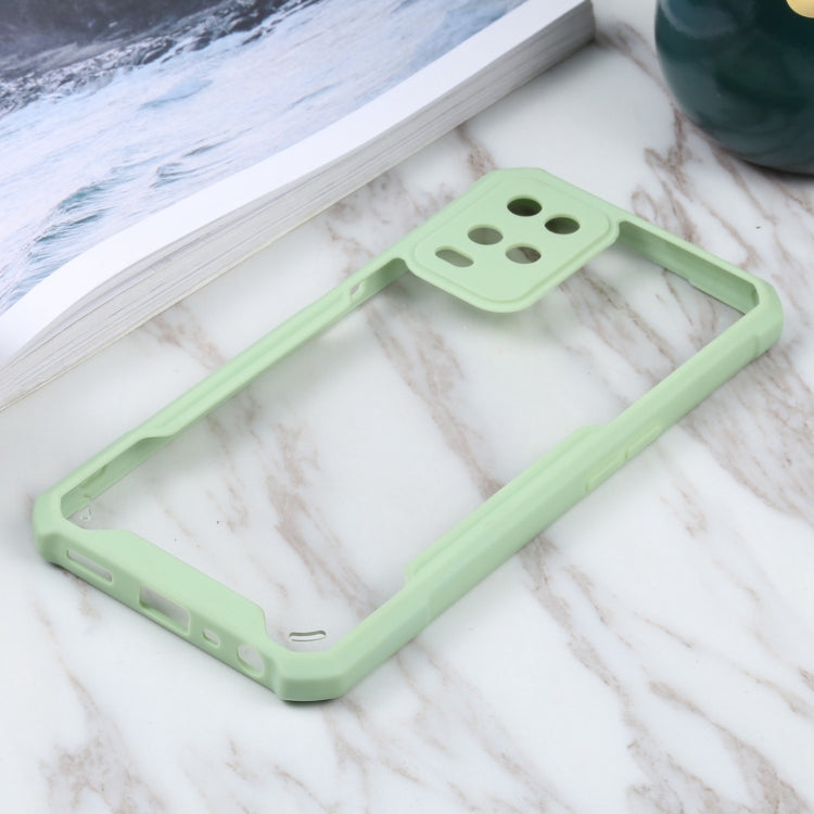 For OPPO A54 4G Acrylic + Color TPU Shockproof Case