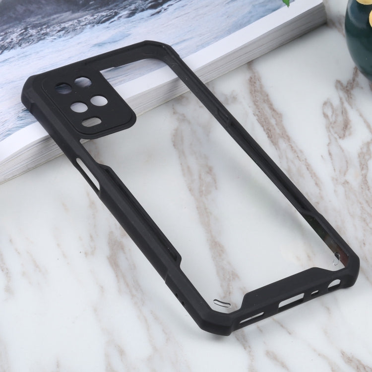 For OPPO A54 4G Acrylic + Color TPU Shockproof Case