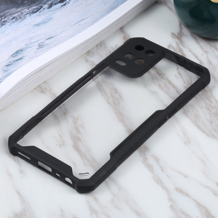 For OPPO A54 4G Acrylic + Color TPU Shockproof Case