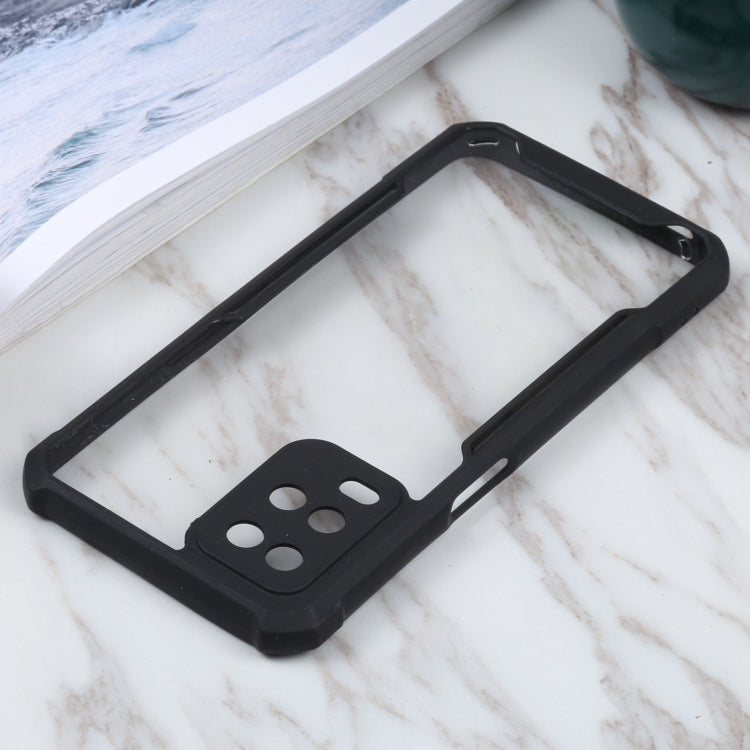 For OPPO A54 4G Acrylic + Color TPU Shockproof Case