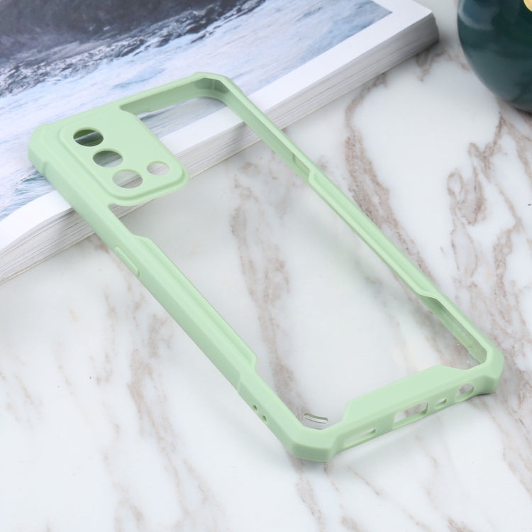 For OPPO A74 4G/F19 Acrylic + Color TPU Shockproof Case