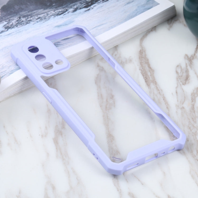 For OPPO A74 4G/F19 Acrylic + Color TPU Shockproof Case