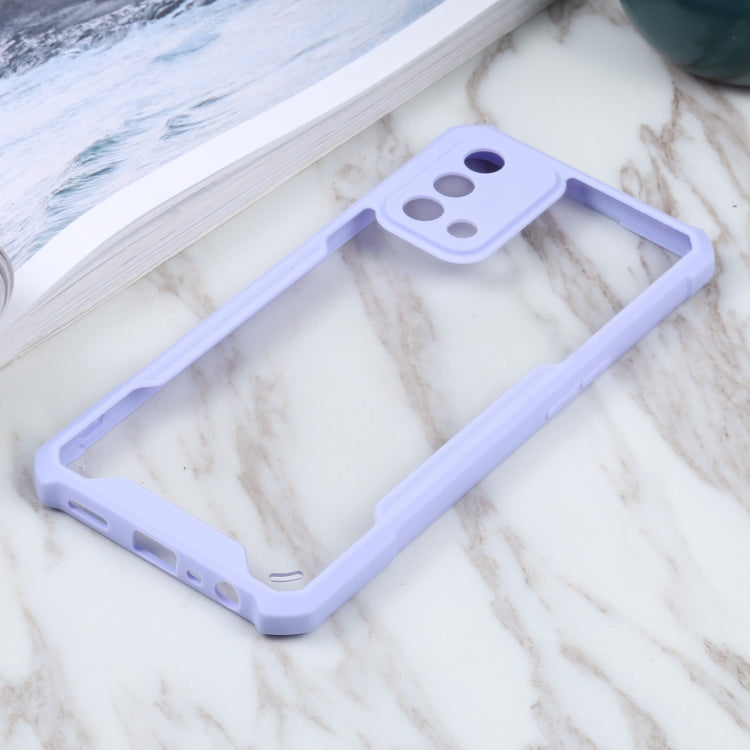 For OPPO A74 4G/F19 Acrylic + Color TPU Shockproof Case