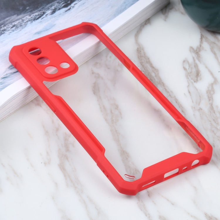 For OPPO A74 4G/F19 Acrylic + Color TPU Shockproof Case