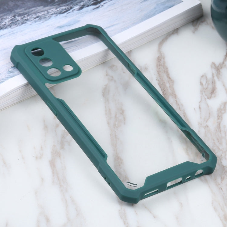 For OPPO A74 4G/F19 Acrylic + Color TPU Shockproof Case