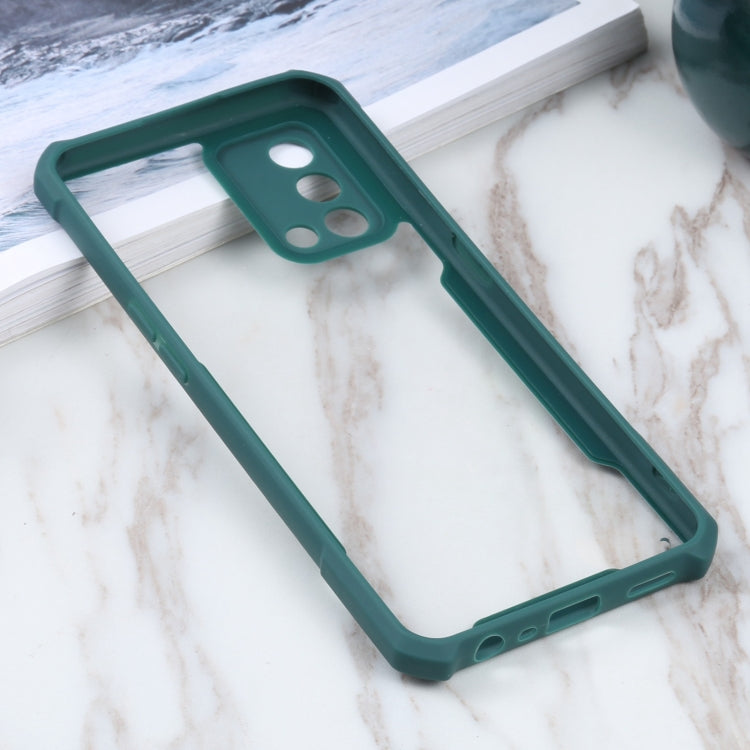 For OPPO A74 4G/F19 Acrylic + Color TPU Shockproof Case