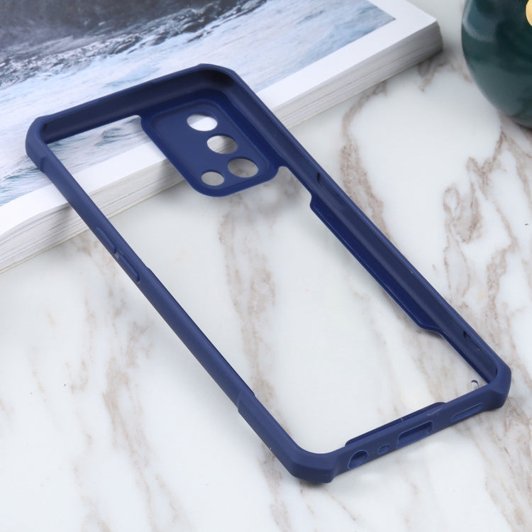 For OPPO A74 4G/F19 Acrylic + Color TPU Shockproof Case