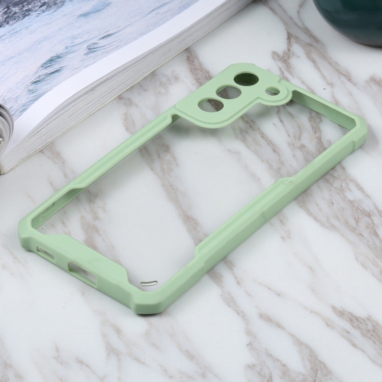 For Samsung Galaxy S21 FE Acrylic + Color TPU Shockproof Case