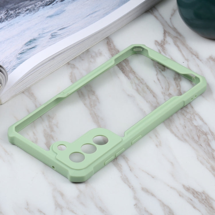 For Samsung Galaxy S21 FE Acrylic + Color TPU Shockproof Case