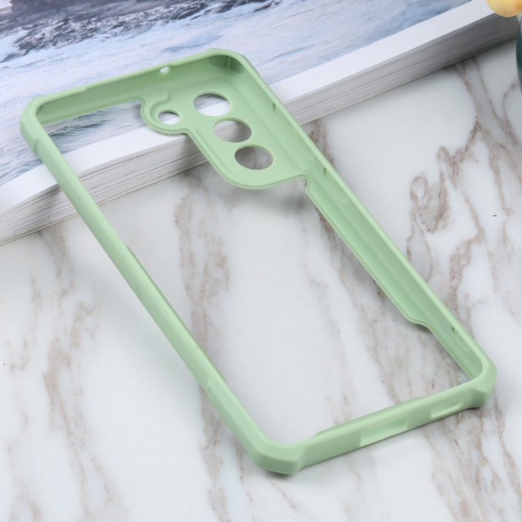 For Samsung Galaxy S21 FE Acrylic + Color TPU Shockproof Case