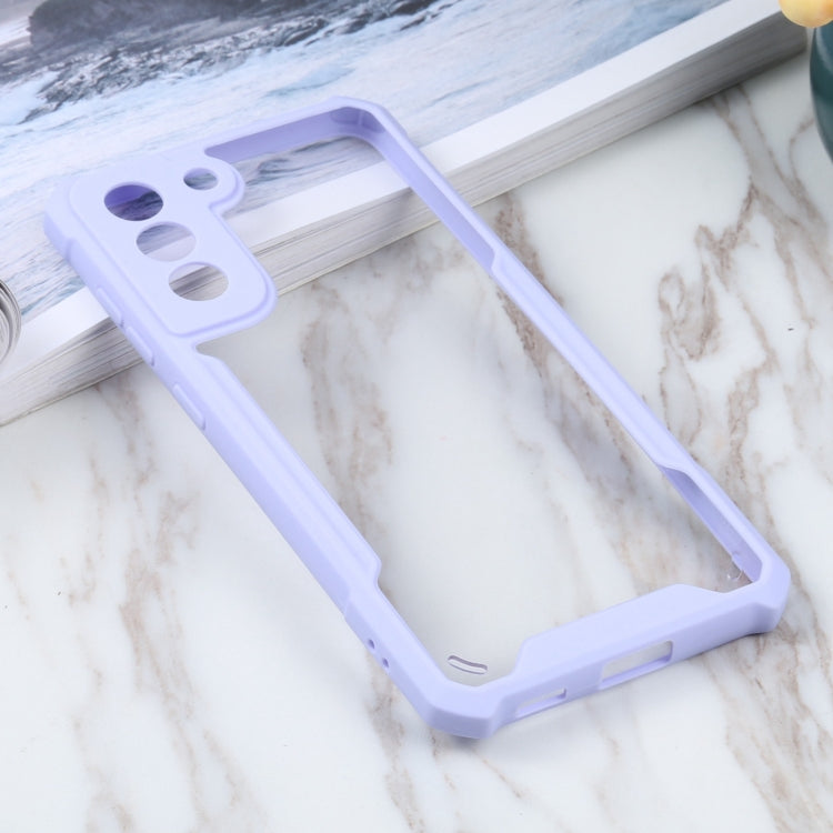 For Samsung Galaxy S21 FE Acrylic + Color TPU Shockproof Case