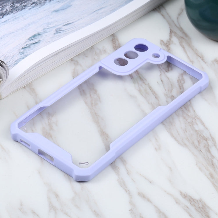 For Samsung Galaxy S21 FE Acrylic + Color TPU Shockproof Case