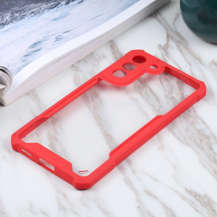 For Samsung Galaxy S21 FE Acrylic + Color TPU Shockproof Case