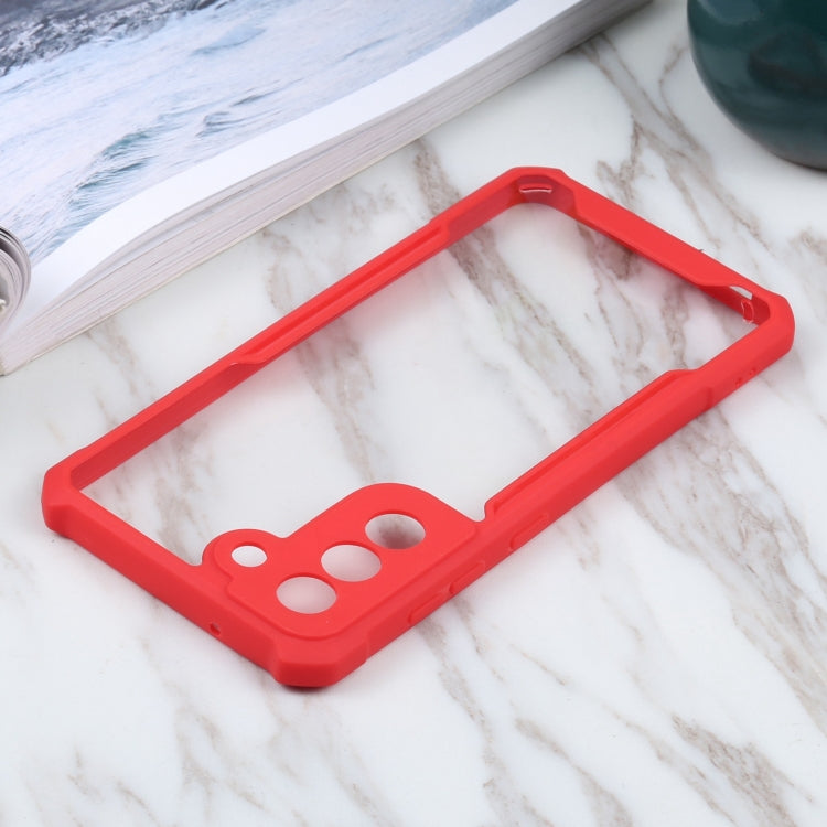 For Samsung Galaxy S21 FE Acrylic + Color TPU Shockproof Case