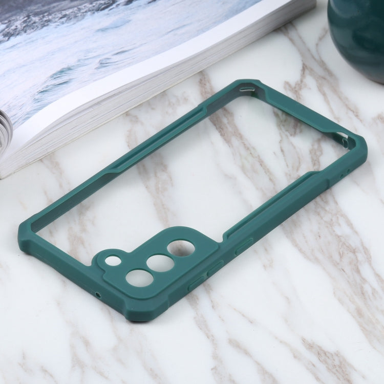 For Samsung Galaxy S21 FE Acrylic + Color TPU Shockproof Case