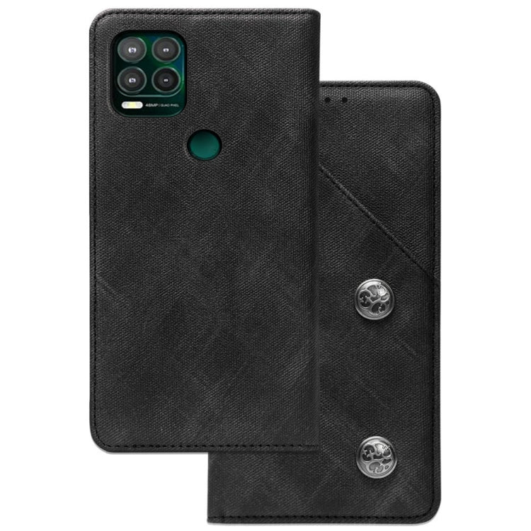 For Motorola Moto G Stylus 5G Cloth Texture Retro Horizontal Flip PU Leather Shockproof Case with Holder & Card Slot