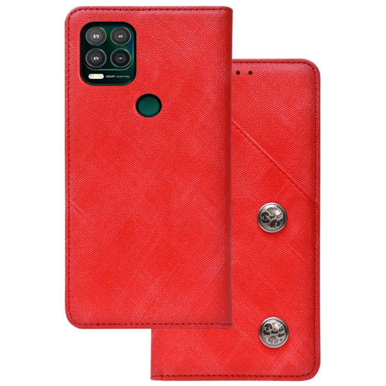 For Motorola Moto G Stylus 5G Cloth Texture Retro Horizontal Flip PU Leather Shockproof Case with Holder & Card Slot