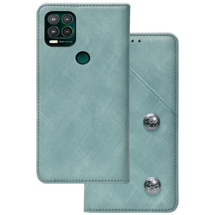 For Motorola Moto G Stylus 5G Cloth Texture Retro Horizontal Flip PU Leather Shockproof Case with Holder & Card Slot