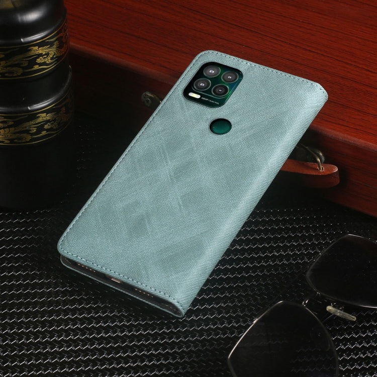 For Motorola Moto G Stylus 5G Cloth Texture Retro Horizontal Flip PU Leather Shockproof Case with Holder & Card Slot