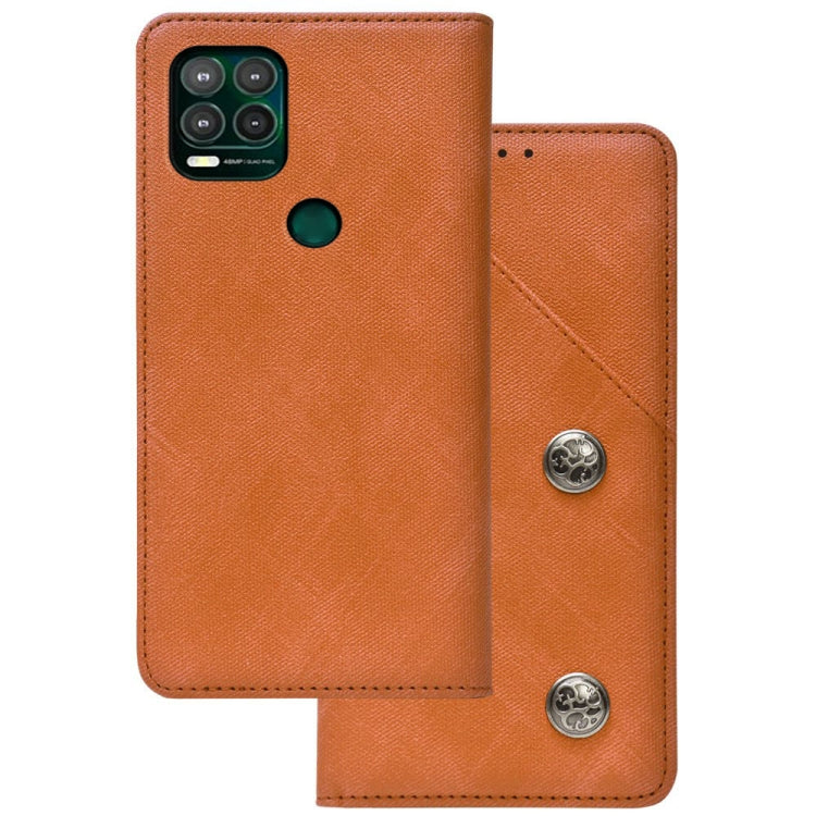 For Motorola Moto G Stylus 5G Cloth Texture Retro Horizontal Flip PU Leather Shockproof Case with Holder & Card Slot