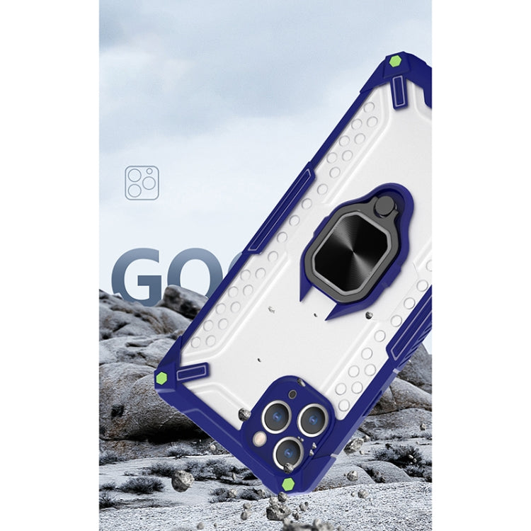 For Samsung Galaxy A72 5G / 4G Matte TPU + PC Magnetic Shockproof Case with Ring Holder