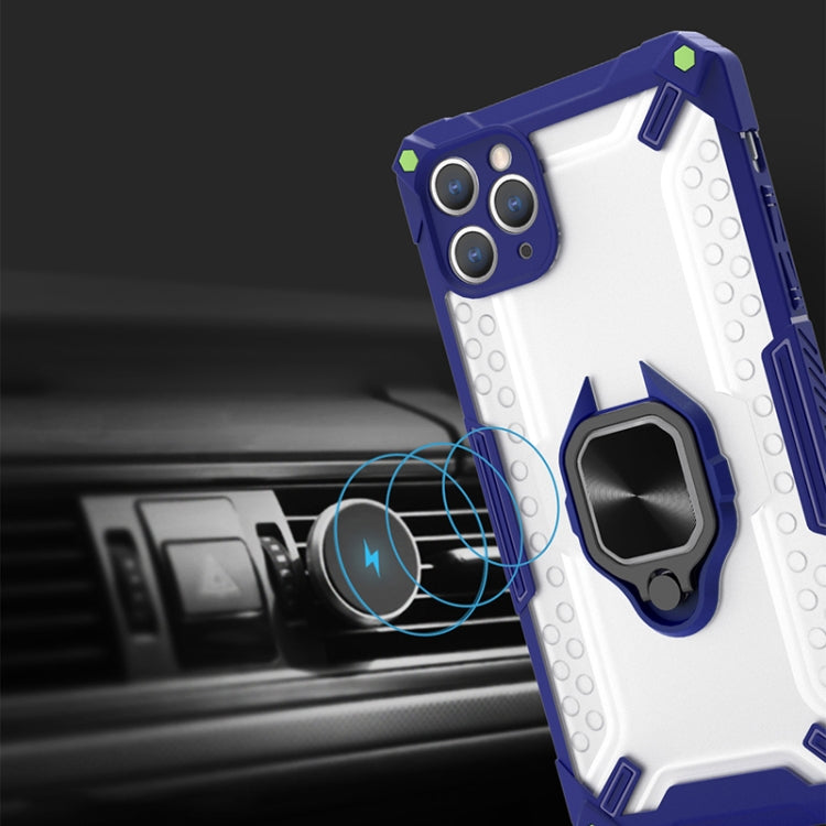 For Samsung Galaxy A72 5G / 4G Matte TPU + PC Magnetic Shockproof Case with Ring Holder