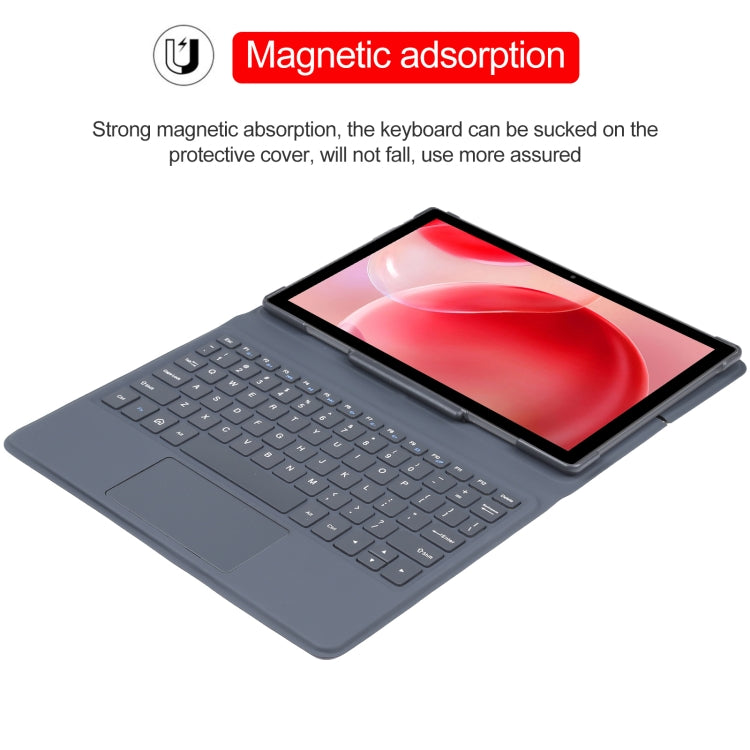 [HK Warehouse] For Blackview Tab 9 4G WMC0457 Detachable Magnetic Bluetooth Keyboard Leather Tablet Case with Stand