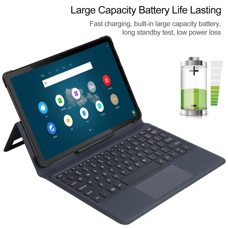 [HK Warehouse] For Blackview Tab 10 WMC1060 Detachable Magnetic Bluetooth Keyboard Leather Tablet Case with Stand