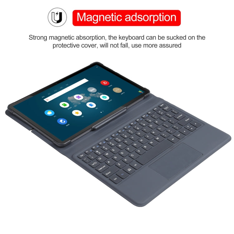 [HK Warehouse] For Blackview Tab 10 WMC1060 Detachable Magnetic Bluetooth Keyboard Leather Tablet Case with Stand