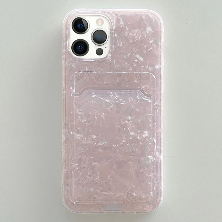 For iPhone 11 Shell Texture TPU Protective Case with Card Slot