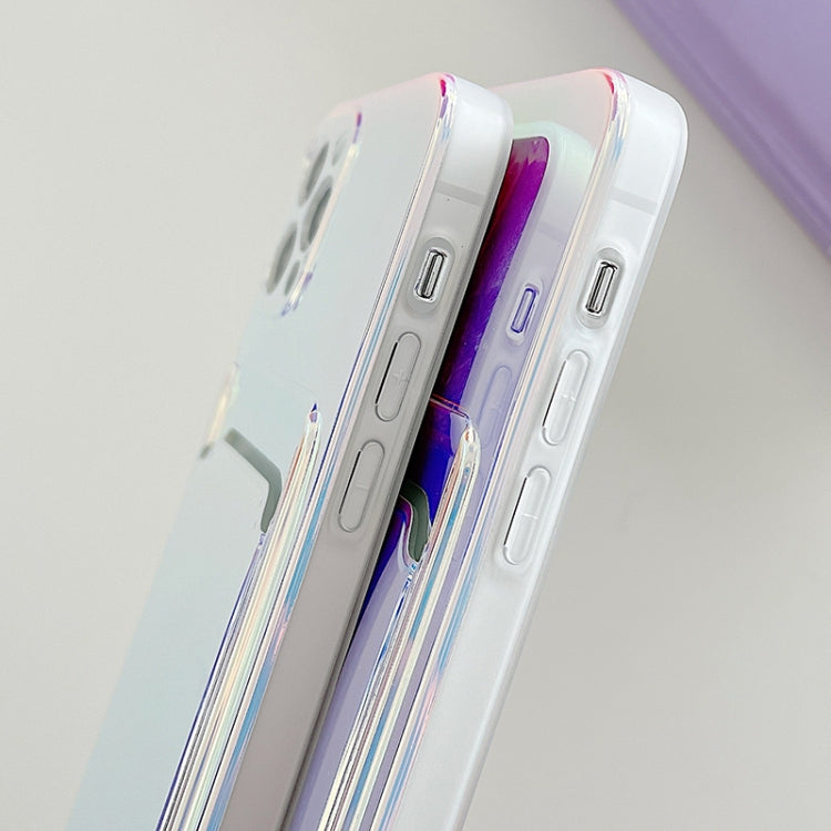 For iPhone 11 Colorful TPU Protective Case with Card Slot