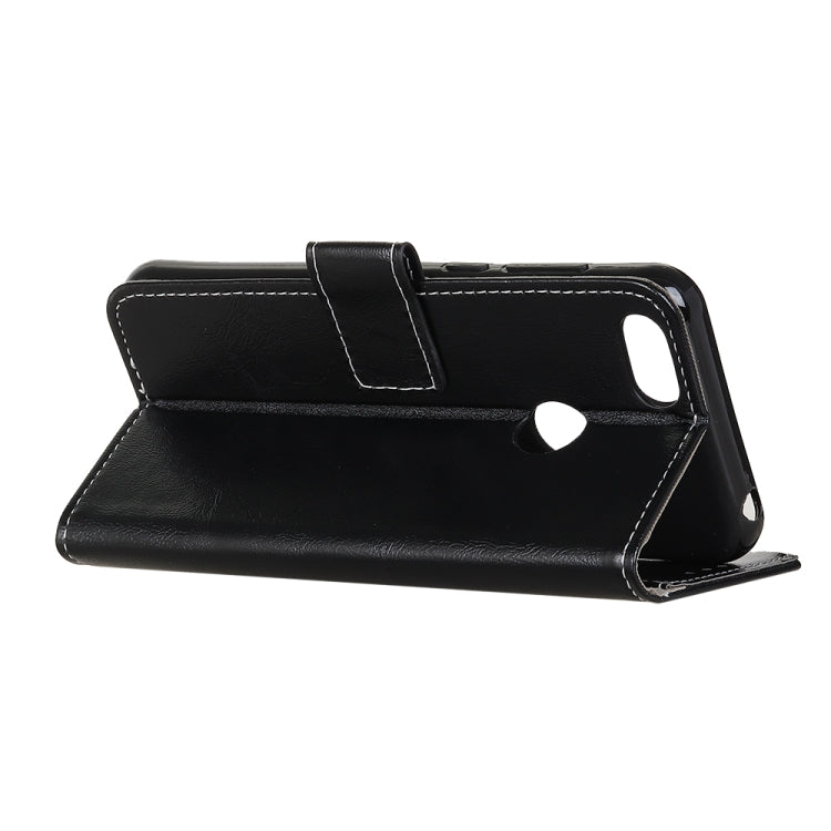 For Motorola Moto E6 Play Retro Crazy Horse Texture Horizontal Flip Leather Case with Holder & Card Slots & Photo Frame & Wallet