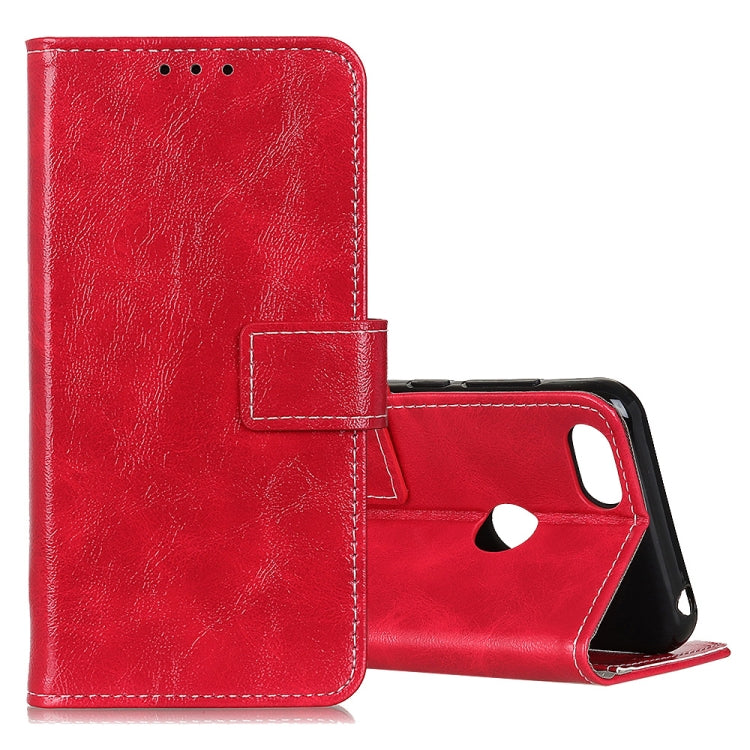 For Motorola Moto E6 Play Retro Crazy Horse Texture Horizontal Flip Leather Case with Holder & Card Slots & Photo Frame & Wallet