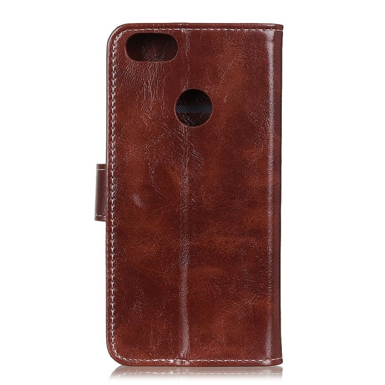 For Motorola Moto E6 Play Retro Crazy Horse Texture Horizontal Flip Leather Case with Holder & Card Slots & Photo Frame & Wallet