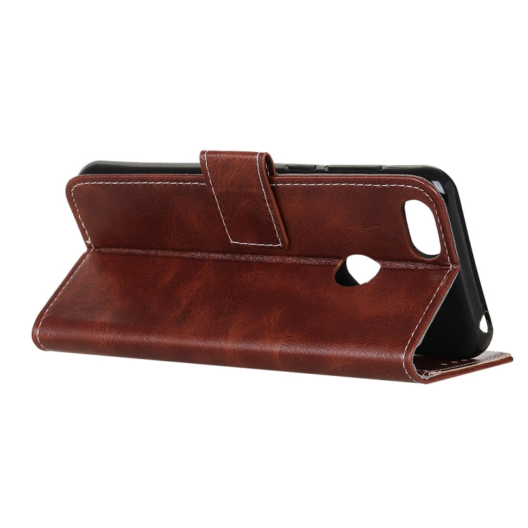 For Motorola Moto E6 Play Retro Crazy Horse Texture Horizontal Flip Leather Case with Holder & Card Slots & Photo Frame & Wallet