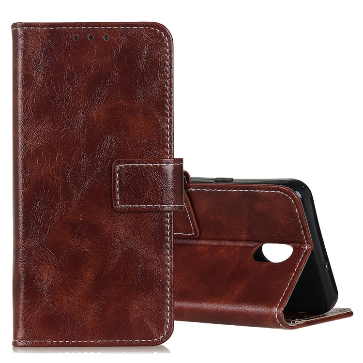 For Nokia 2.3 Retro Crazy Horse Texture Horizontal Flip Leather Case with Holder & Card Slots & Photo Frame & Wallet