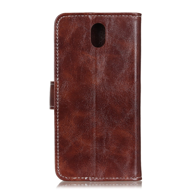 For Nokia 2.3 Retro Crazy Horse Texture Horizontal Flip Leather Case with Holder & Card Slots & Photo Frame & Wallet