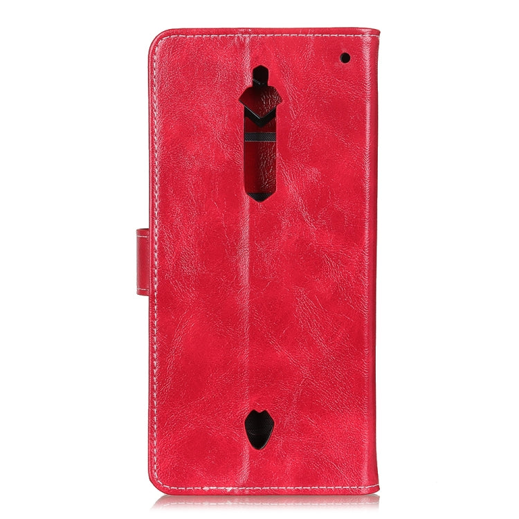 For ZTE Red Magic 3S Retro Crazy Horse Texture Horizontal Flip Leather Case with Holder & Card Slots & Photo Frame & Wallet