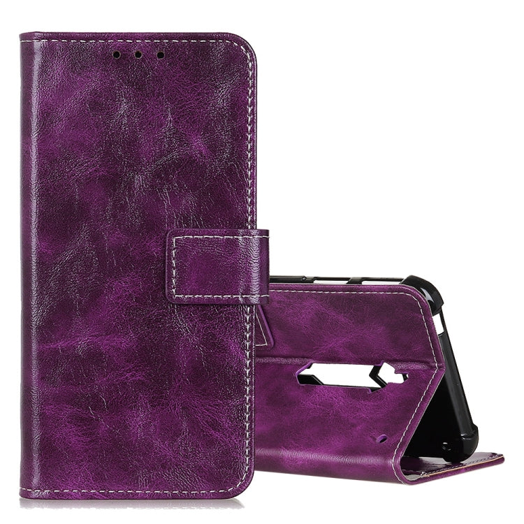 For ZTE Red Magic 3S Retro Crazy Horse Texture Horizontal Flip Leather Case with Holder & Card Slots & Photo Frame & Wallet