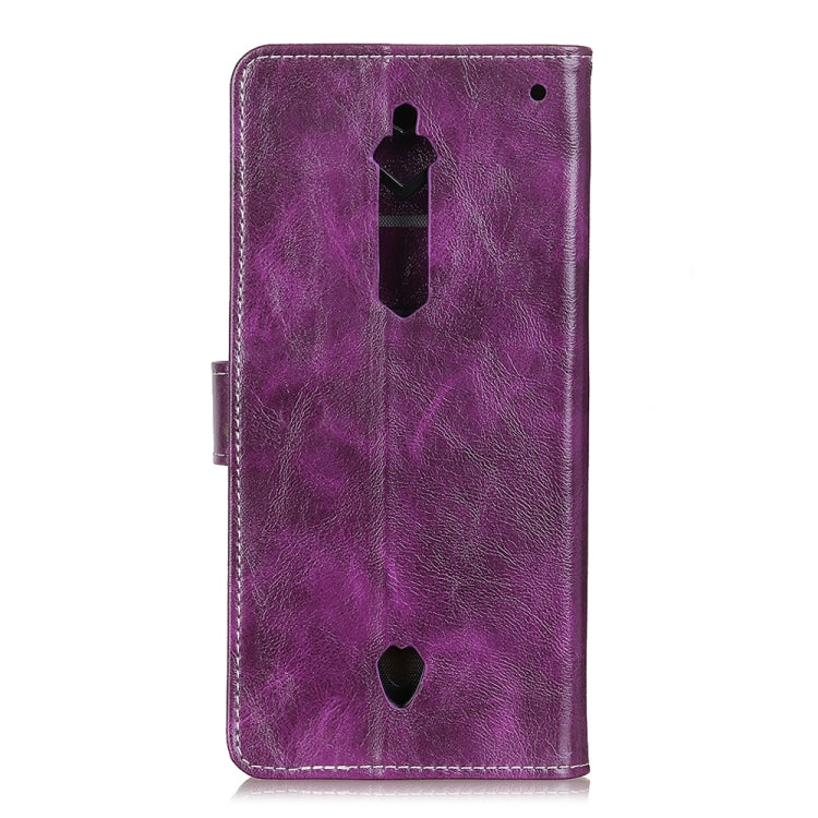For ZTE Red Magic 3S Retro Crazy Horse Texture Horizontal Flip Leather Case with Holder & Card Slots & Photo Frame & Wallet