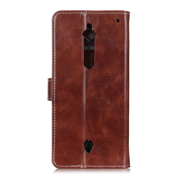 For ZTE Red Magic 3S Retro Crazy Horse Texture Horizontal Flip Leather Case with Holder & Card Slots & Photo Frame & Wallet