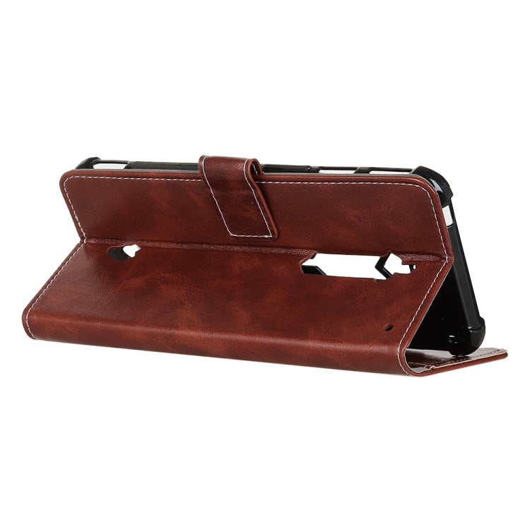 For ZTE Red Magic 3S Retro Crazy Horse Texture Horizontal Flip Leather Case with Holder & Card Slots & Photo Frame & Wallet