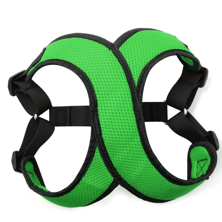 Vest-style Nylon Mesh Breathable Pet Chest Strap Dog Traction Rope, Size:S