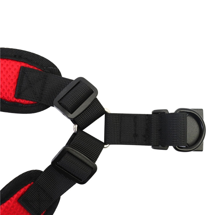 Vest-style Nylon Mesh Breathable Pet Chest Strap Dog Traction Rope, Size:M