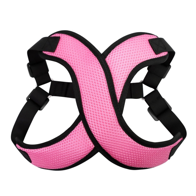 Vest-style Nylon Mesh Breathable Pet Chest Strap Dog Traction Rope, Size:XL