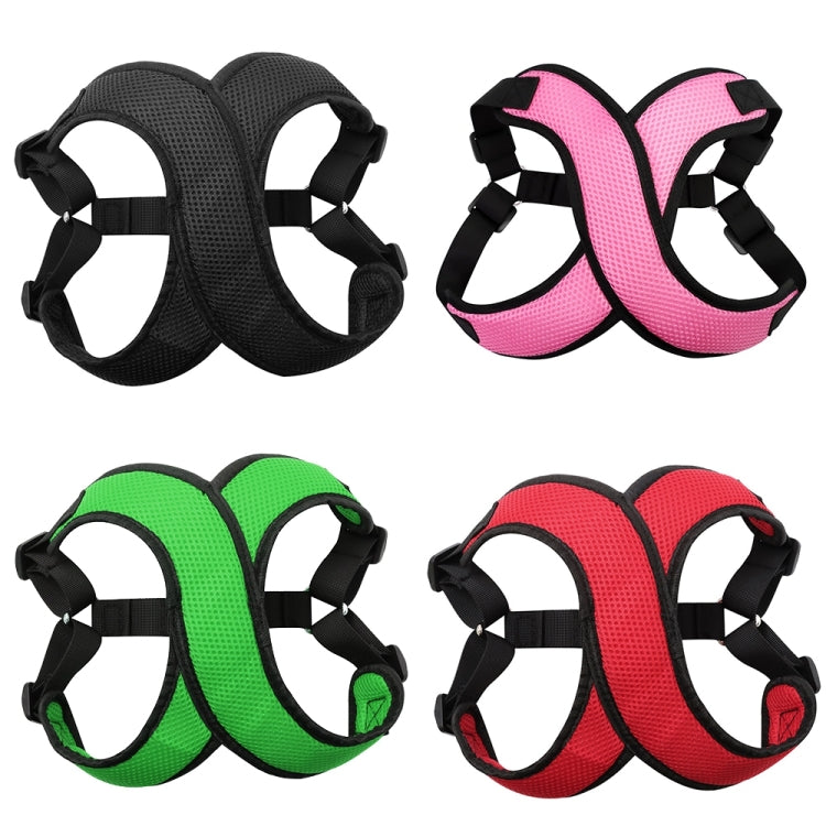 Vest-style Nylon Mesh Breathable Pet Chest Strap Dog Traction Rope, Size:XL