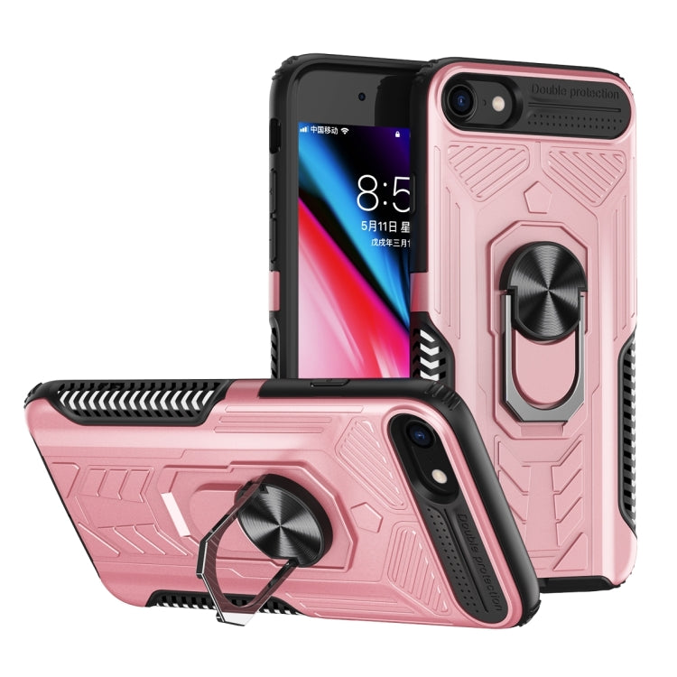 10 PCS Shield Armor PC+TPU Protective Case with 360 Degree Rotation Ring Holder For iPhone 6 Plus