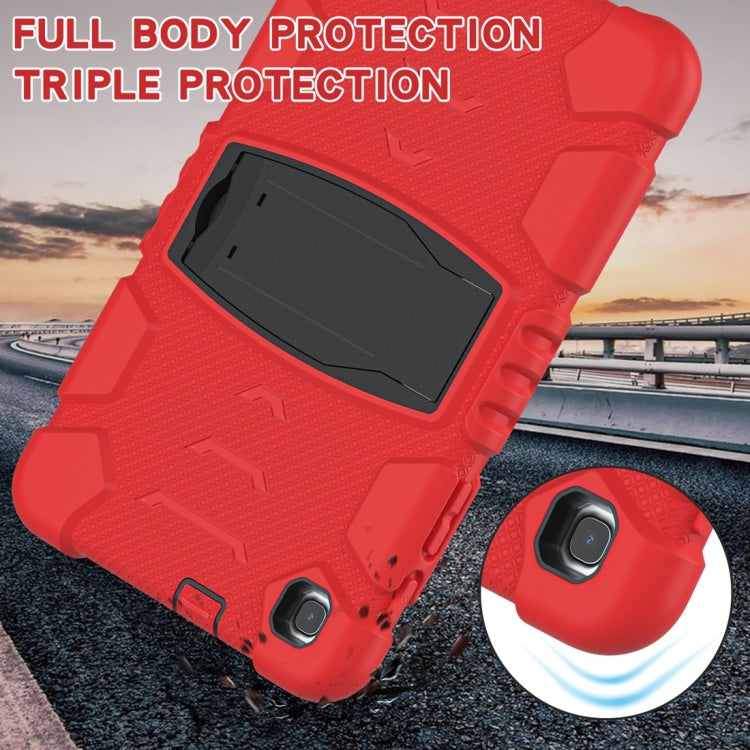 For Samsung Galaxy Tab A8.4 2020 T307 3-Layer Protection Screen Frame + PC + Silicone Shockproof Combination Case with Holder